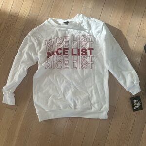 NWT art class Nice list sweatshirt girls